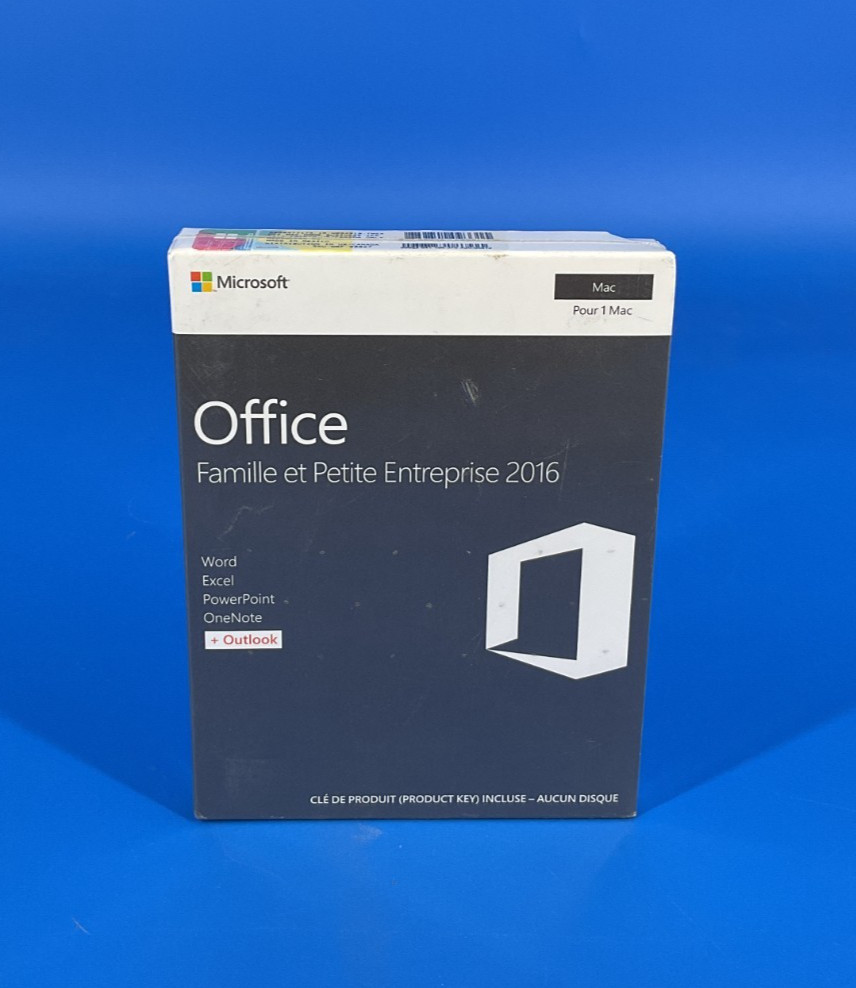 Microsoft Office 2016 Enterprise  Edition Mac OS W6F-00827 English French NEW