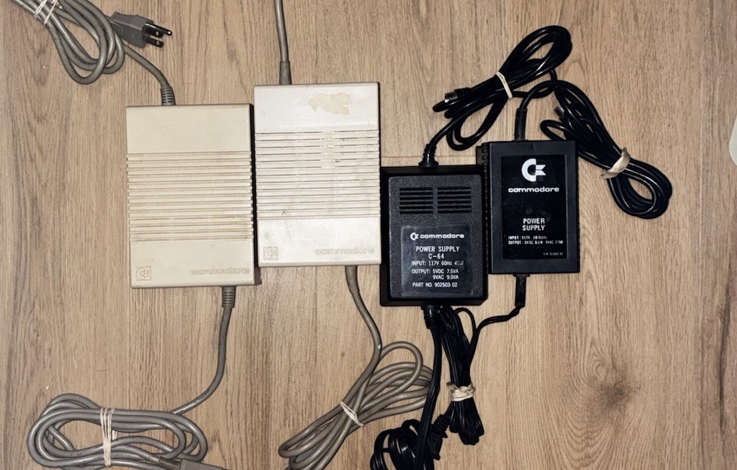 Commodore 128/64 Power Supplies (4 Total)