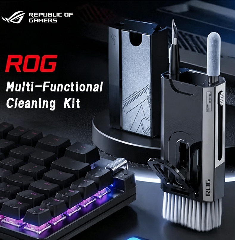 ASUS ROG Republic of Gamers 8-in-1 Multi-functional Cleaning Tool Kit