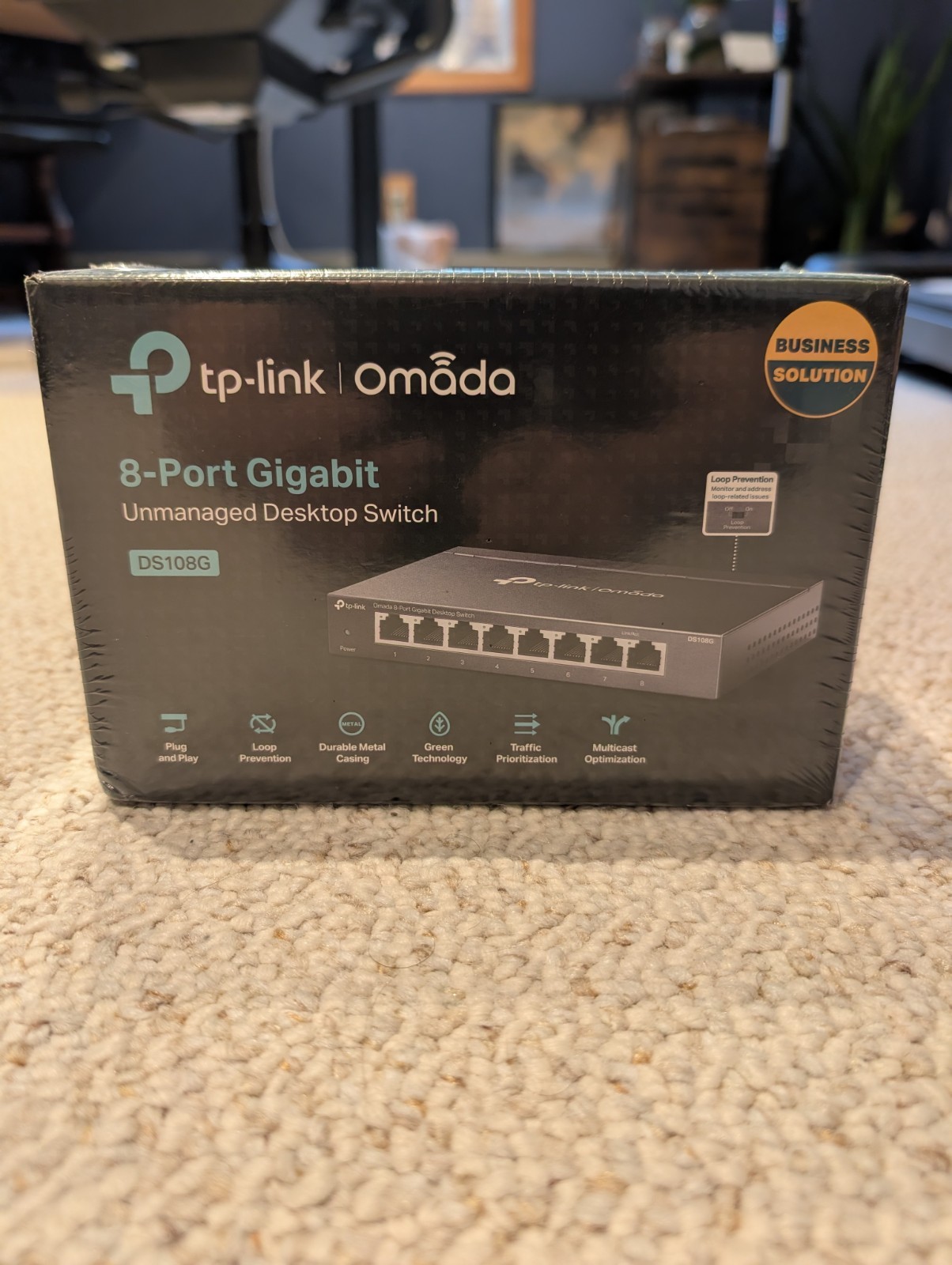 TP-Link DS108G | Omada 8-Port 10/100/1000Mbps Gigabit Desktop Unmanaged Switch