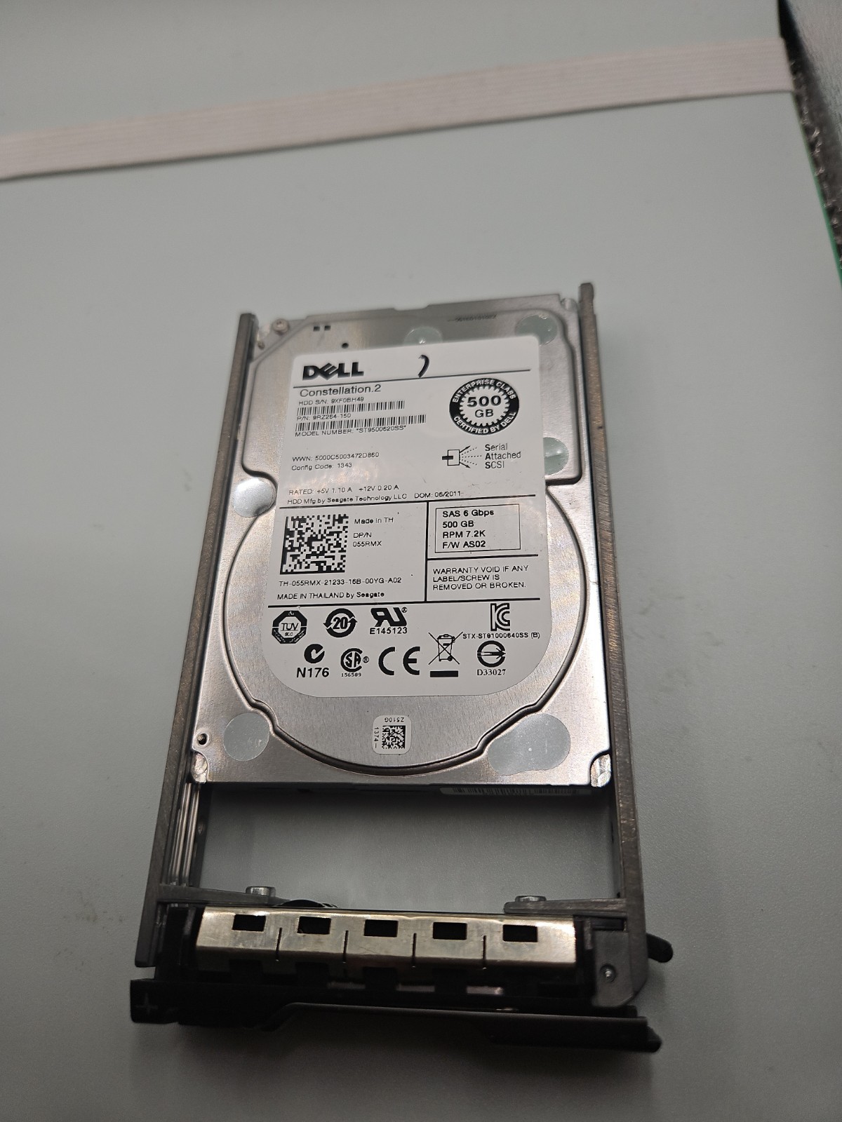 Dell 55RMX 055RMX Constellation.2 Enterprise Class SAS drive 2.5"  HDD