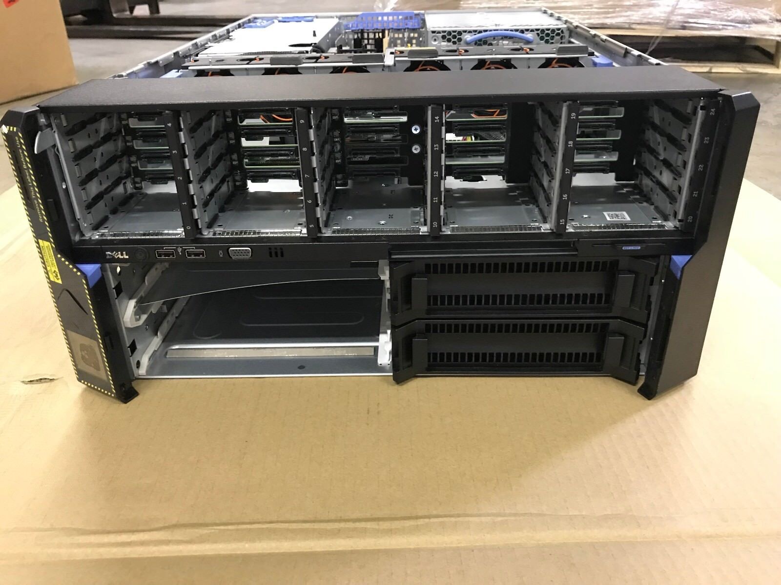 DELL POWEREDGE VRTX ENCLOSURE barebone Motherboard FAN 25BAY 2CFWT W/ 4X 1600W