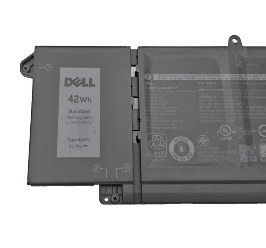 OEM 42Wh 9JM71 Genuine Battery For Dell Latitude 7520 7420 7320 5320 4M1JN 1PP63