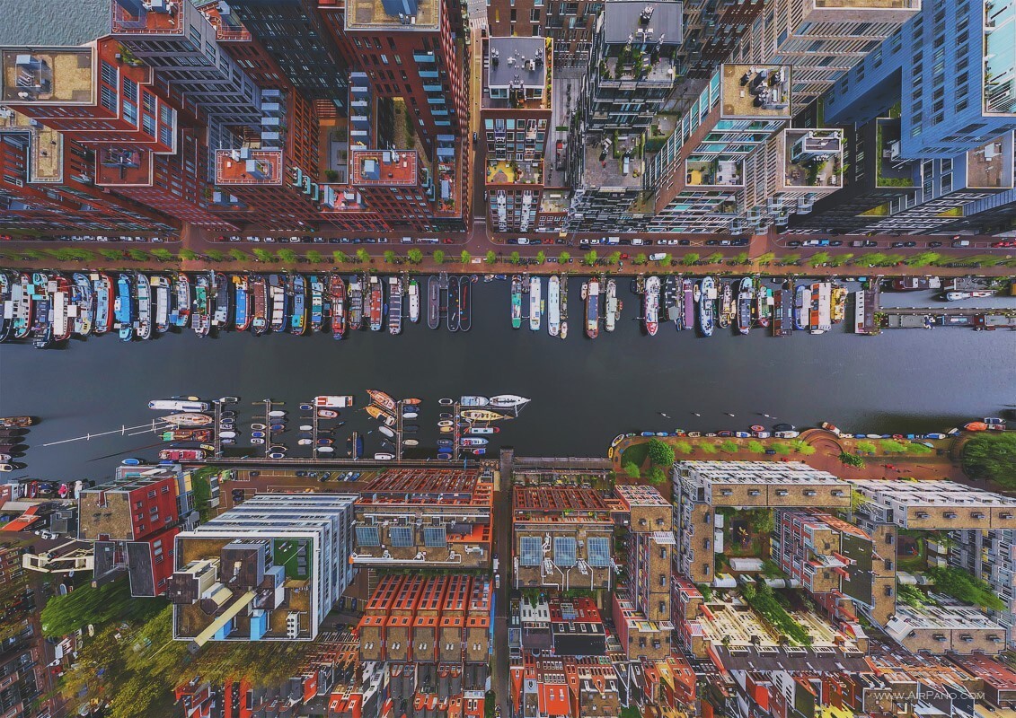 Landscape architecture modern cityscape city building Custom Gaming Mat Desk