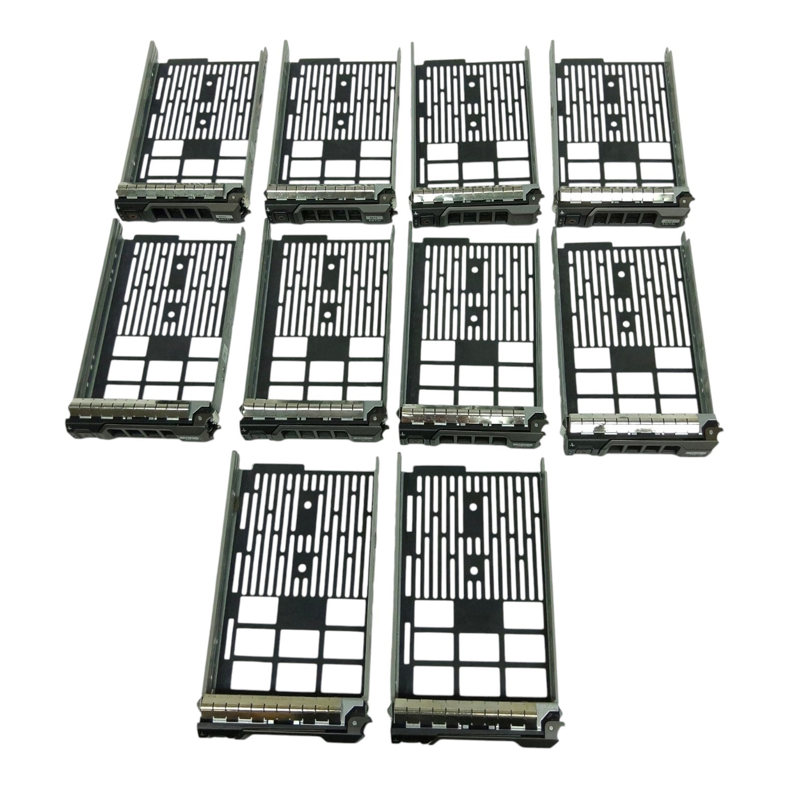 Lot of 10 Genuine Dell PowerEdge 3.5" SAS SATA HDD Caddy Tray 058CWC 0X968D