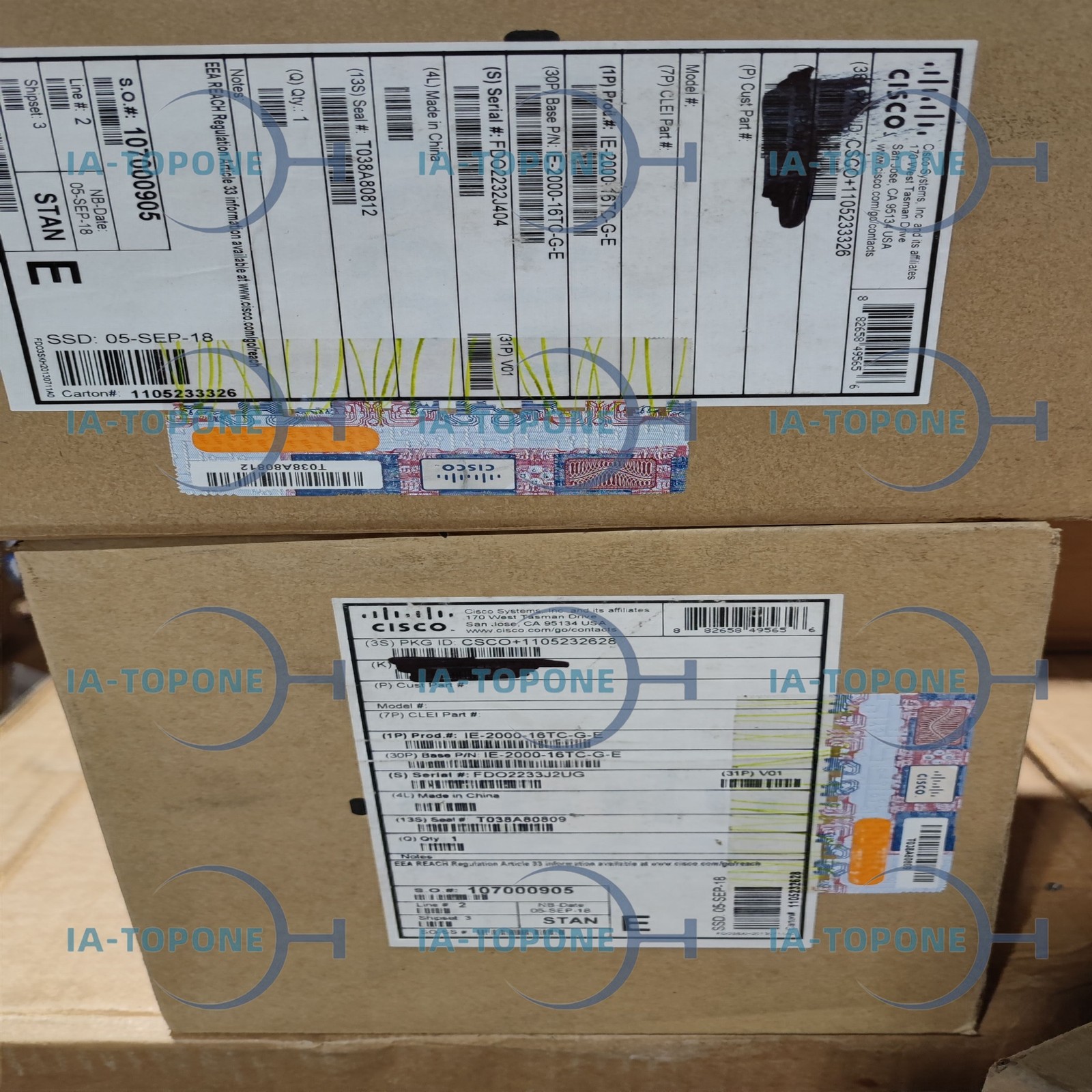 1pcs Real US Stock IE-2000-16TC-G-E Cisco New Fast Shipping + warranty