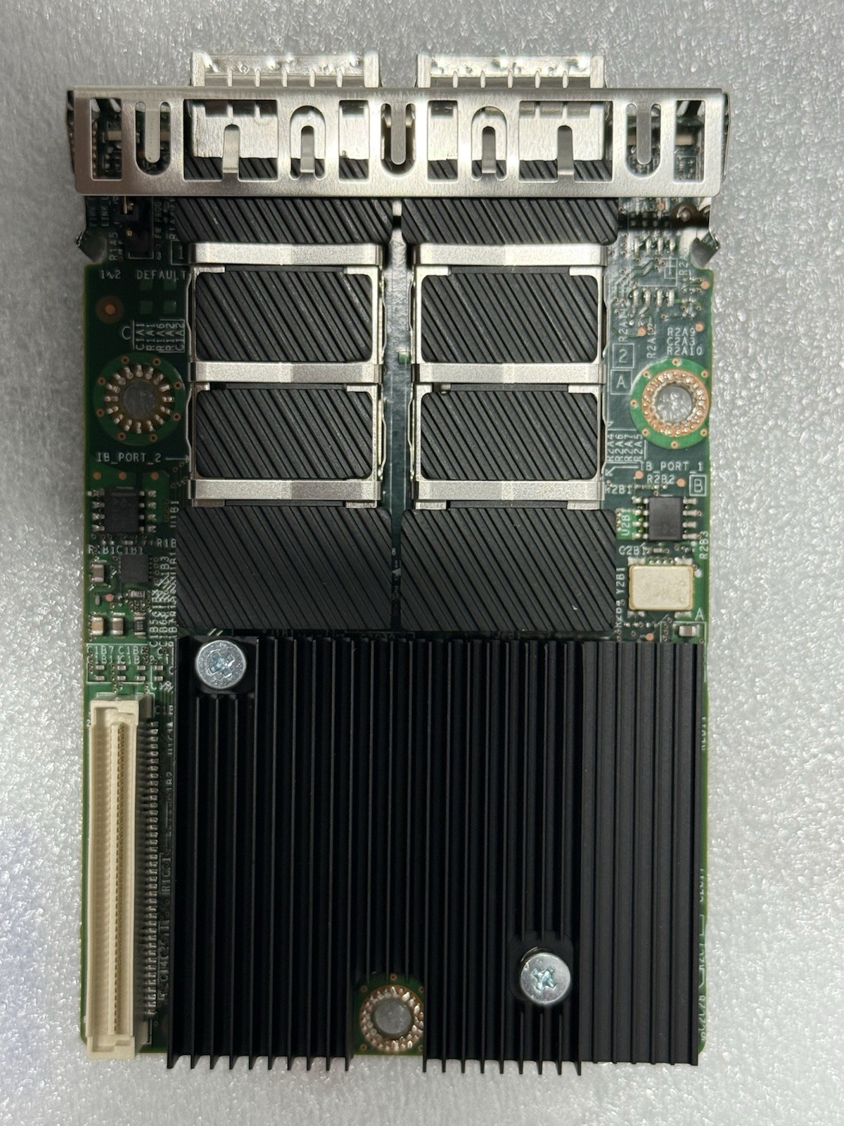 Intel PBA G52882-351 D3A 3BS6GIB0050 2x1GbE Dual Port QSFP Riser Card Mezzanine