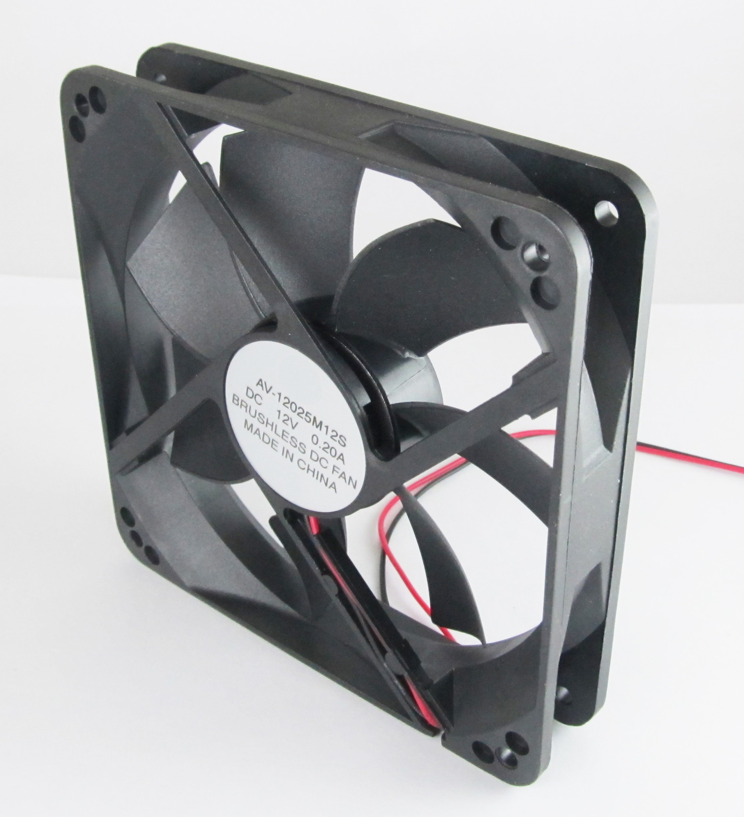 10pcs Brushless DC Cooling Fan 120x120x25mm 120mm 12025 7 blades 5V 12V 24V 2pin