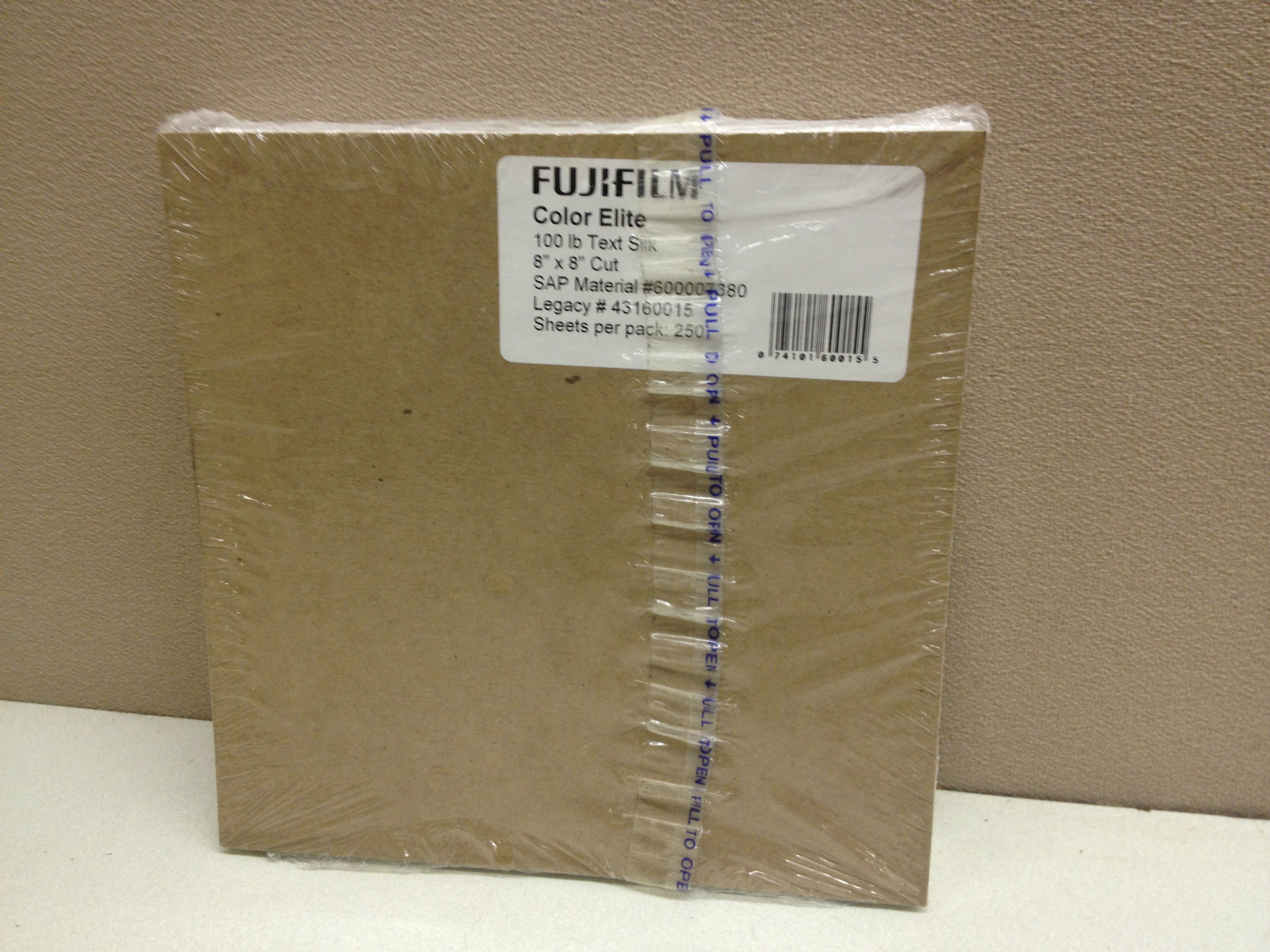 250 Sheets Fujifilm Color Elite 8x8 Laser Photo Book Paper 60lb Text Silk 