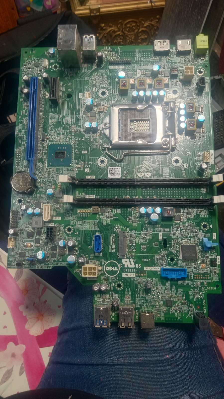 GENUINE DELL OPTIPLEX 3070 SFF DESKTOP MOTHERBOARD 7WP95 07WP95 TESTED
