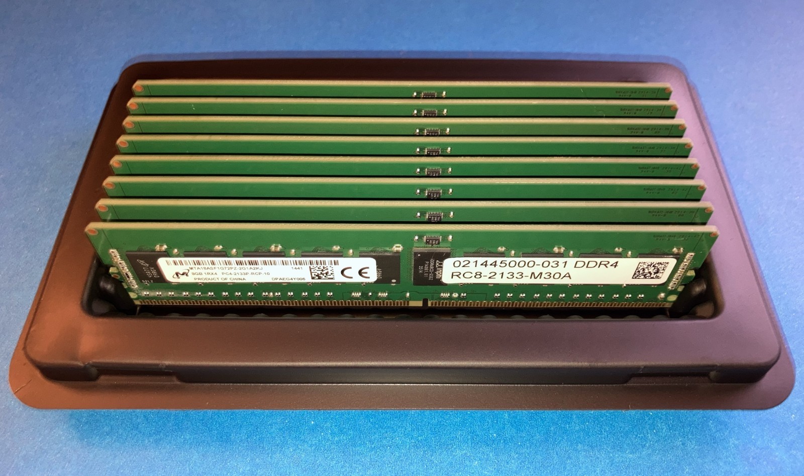 Micron 64GB 8x8GB DDR4-2133 ECC RDIMM MTA18ASF1G72PZ-2G1A2 MemTest Tested