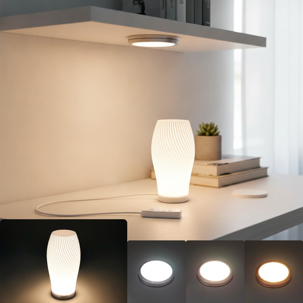 LED Lamp Kit 001 for 3D Printers - Adjustable Colors, Perfect for Unique Gifts