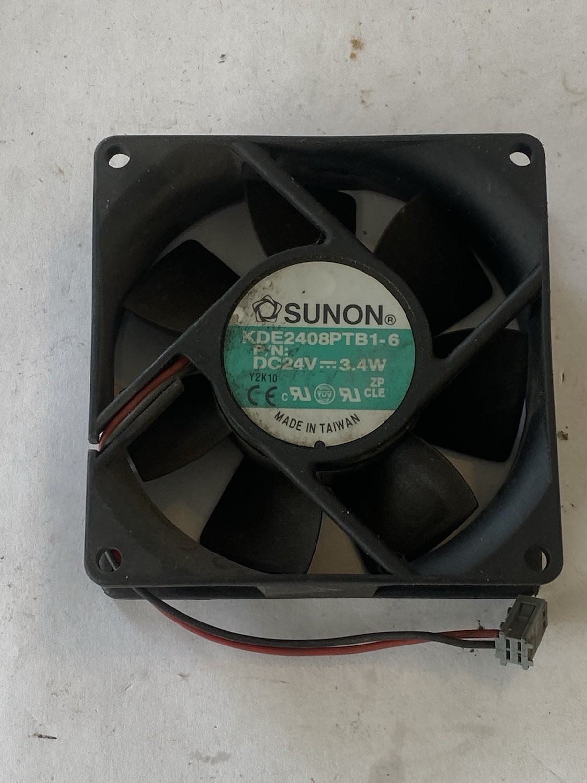 SUNON KDE2408PTB1-6 DC24V 3.4W 2WIRE COOLING FAN