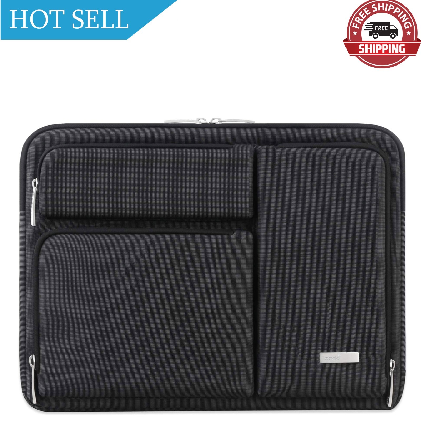 Lacdo 360° Protective Laptop Sleeve Case for 16 inch New MacBook Pro M3 Pro/M...