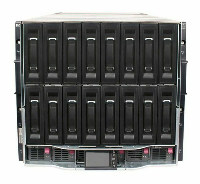 HP BLc7000 16-Bay Integrity Blade Enclosure 6x 2450W PSU 2x Admin Modules AD361D