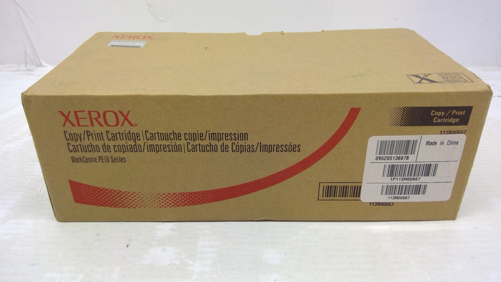 Genuine Xerox WC PE16 Series Black Toner Cartridge 113R00667  113R667