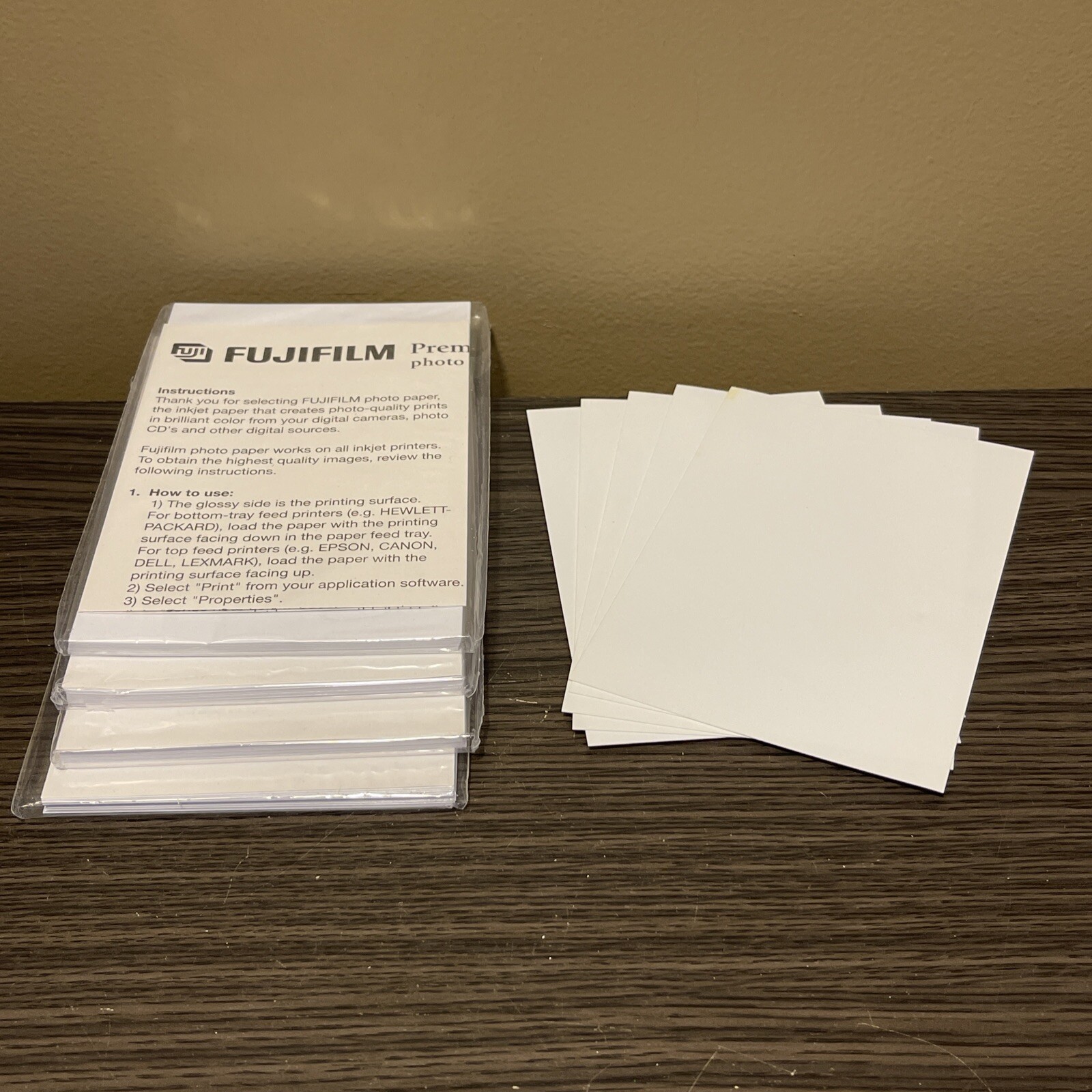 Fujifilm 45 Sheets Sealed Glossy Premium Fuji Photo Paper Plus.Free Ship 4x6