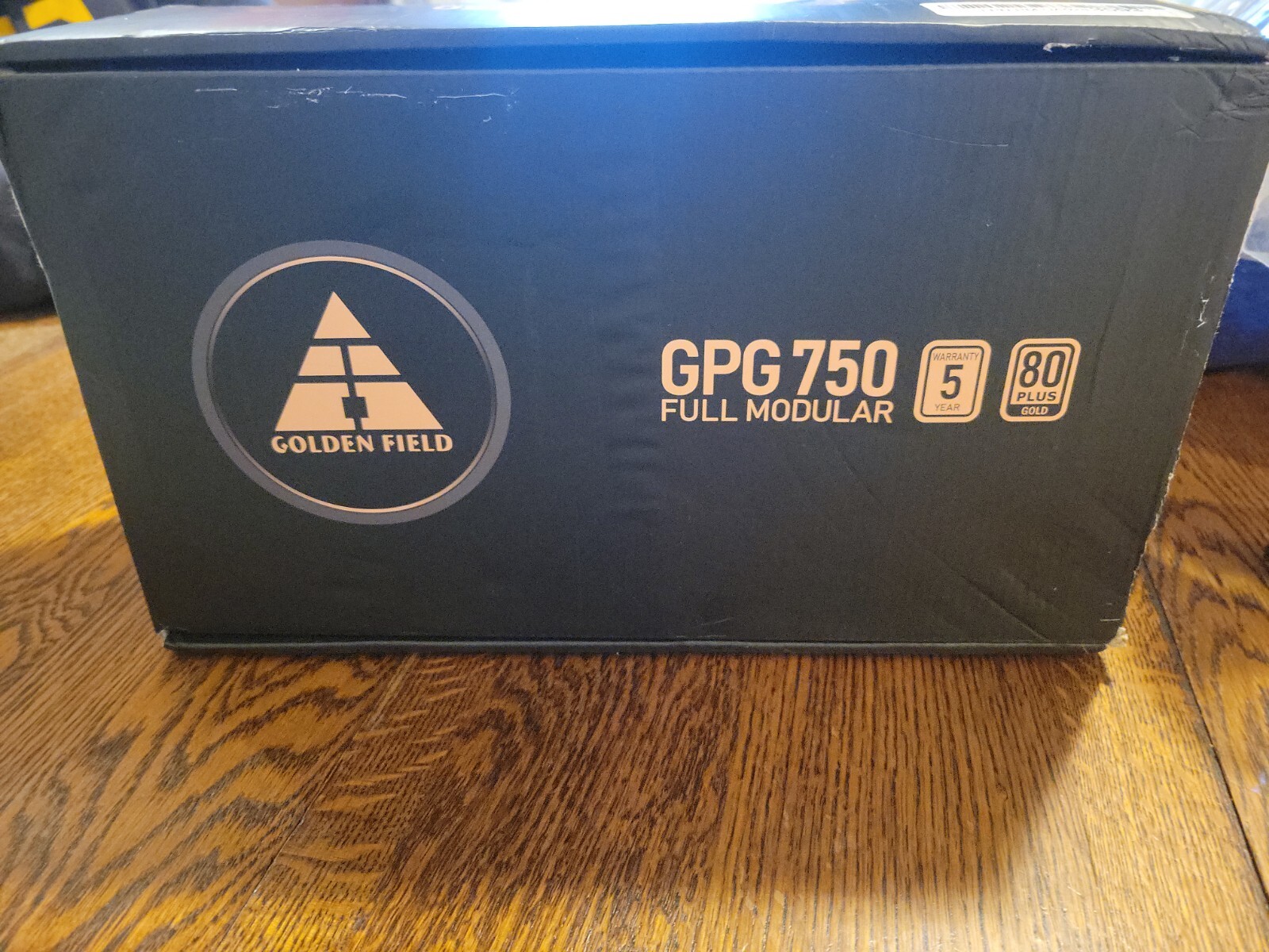 New GOLDEN FIELD GPG750 Power Supply 750W Full Modular 80 Plus  Gold Certified 