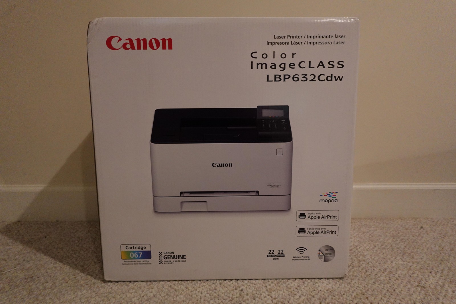 Canon ImageCLASS LBP632Cdw Color Laser Printer Wireless Duplex 22ppm NEW Sealed