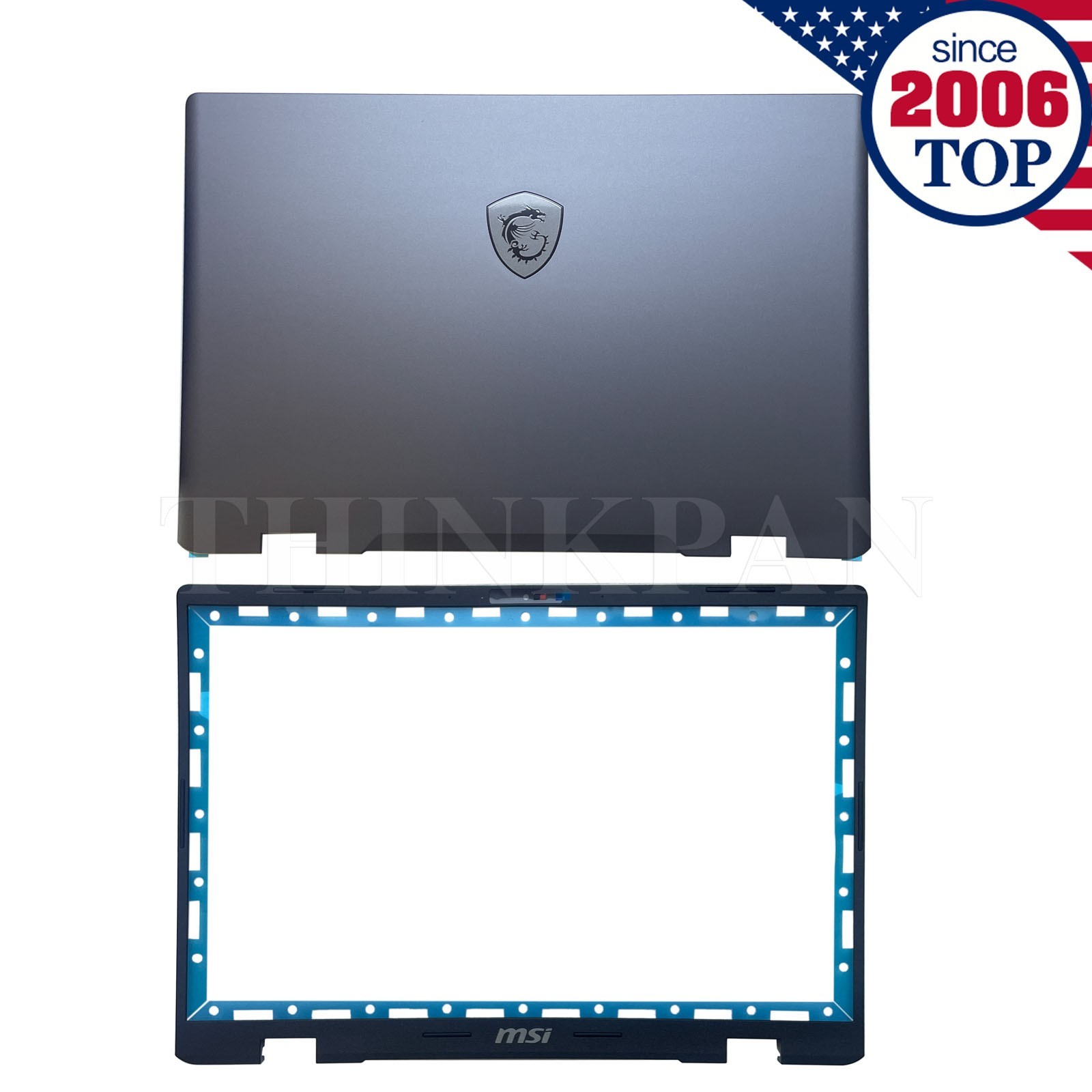 New LCD Back Cover Top Case/Front Bezel For MSI Sword 16 HX B14V MS-15P2