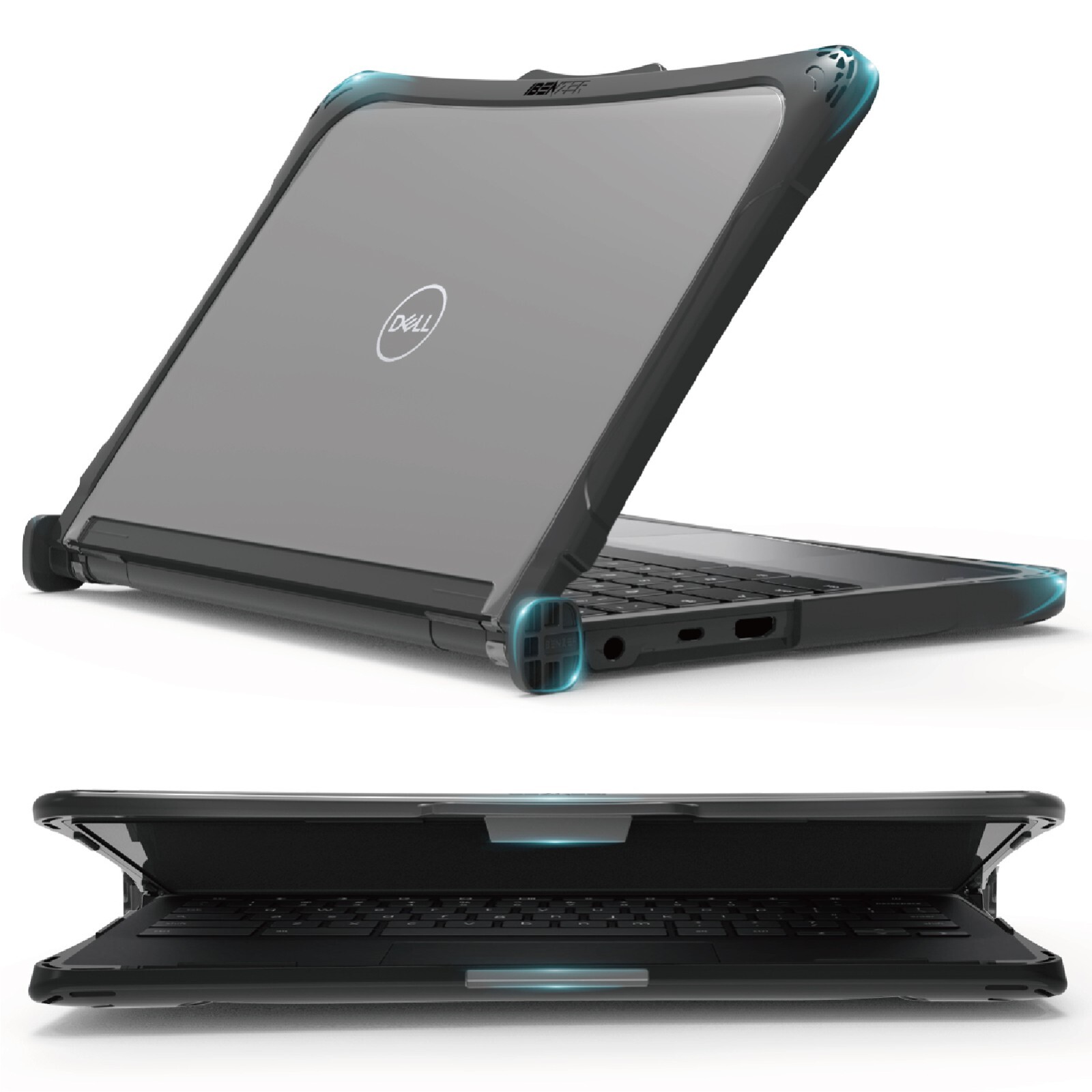 iBenzer Hexpact 360 Case for Dell Latitude 3120/3140 Clamshell and 2in1