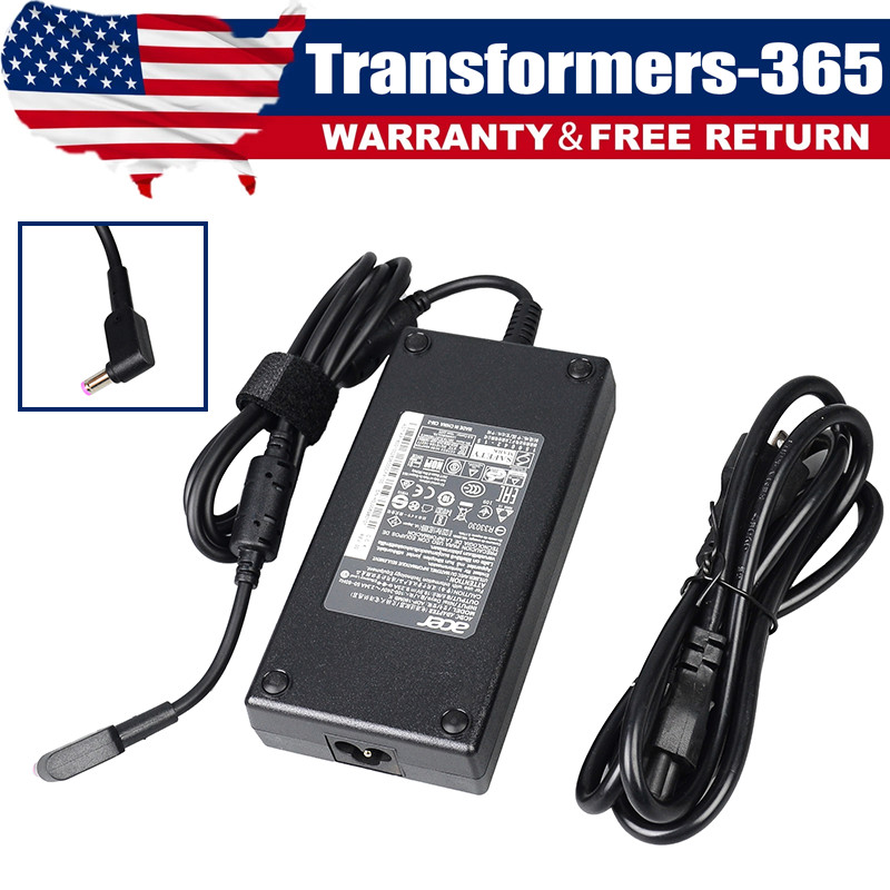 For Acer AN517-54-79L1 Gaming Laptop 180W Power Supply ADP-180TB F 19.5V