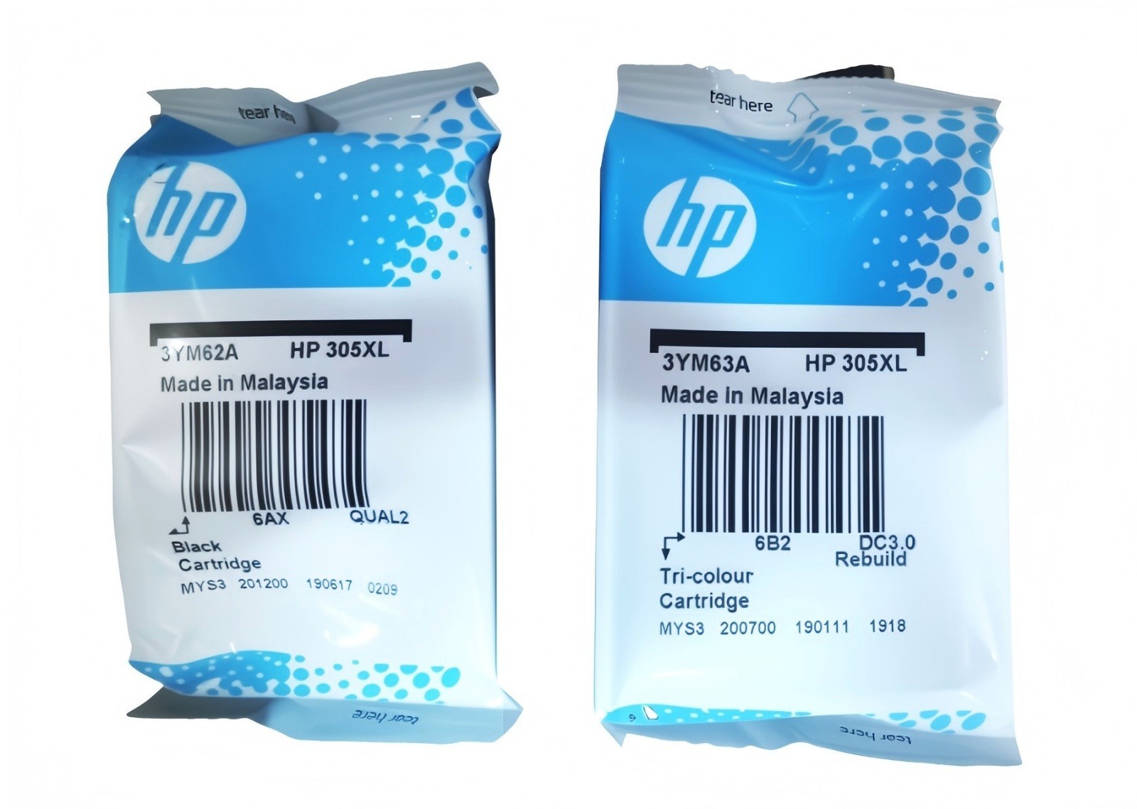 Genuine HP 305XL Black /Color Ink Cartridges for Deskjet&ENVY-(2pcs)