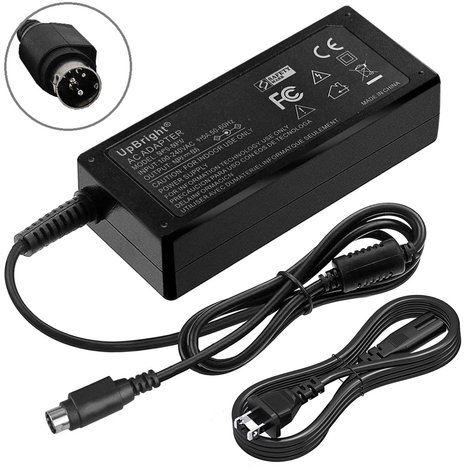 AC/DC Adapter for Epson TM-T20III M267D POS Thermal Receipt Printer Power Supply