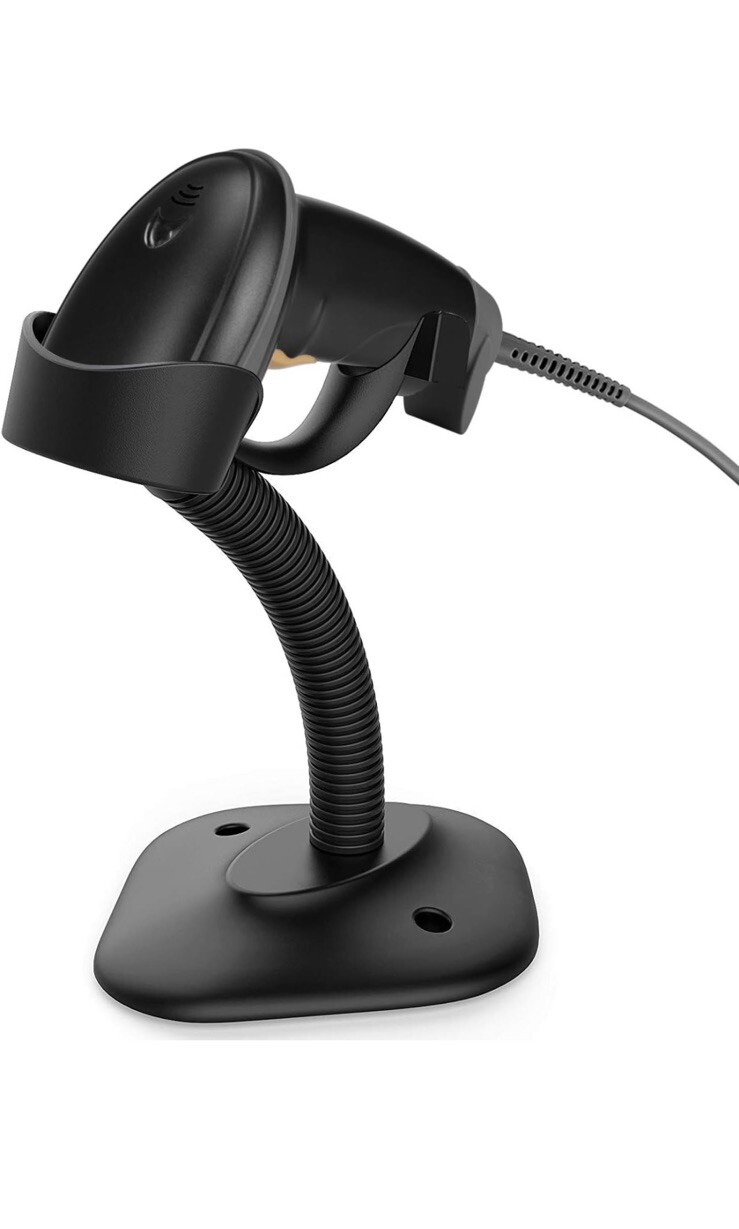 Barcode Scanner W/adjustable Stand Usb Wired Handheld Laser Barcode Reader Esup