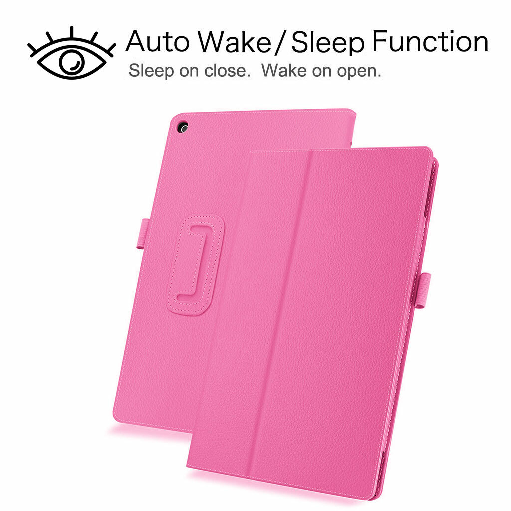 For All-New Amazon Fire 7 2019 7" inch Tablet Flip Thin Leather Case Stand Cover