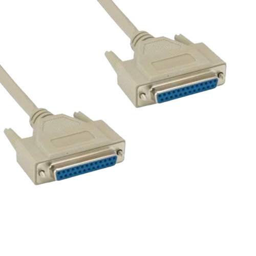 10PCS 6' DB25 25Pin Female/Female Cable 28AWG Serial RS-232 Printer DTE Scanner