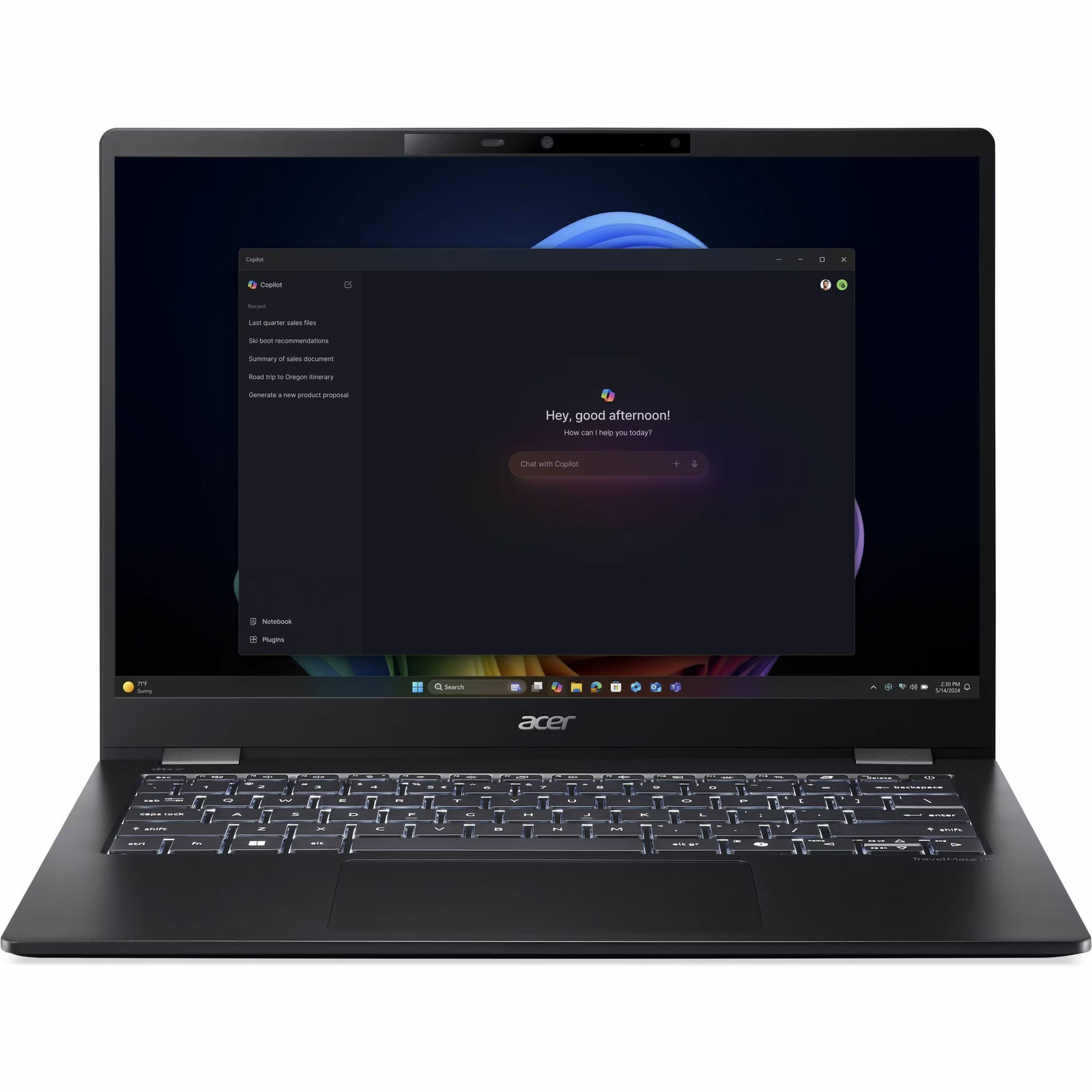 Acer - TravelMate P6 14 AI P614-54T 14" IPS LCD 1920 x 1200 (WUXGA) Touch Scr...