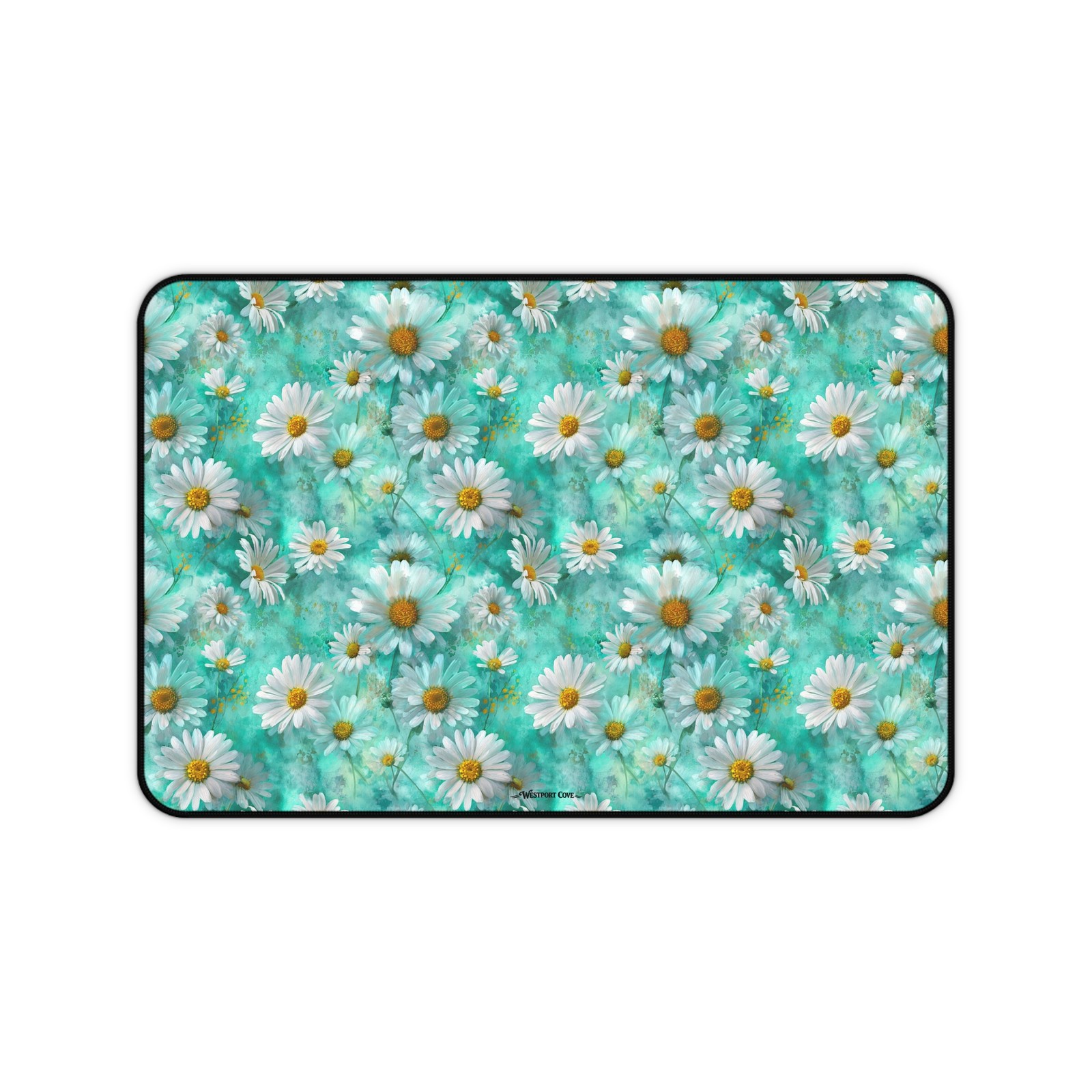 The Blue Daisy Meadow Desk Mat
