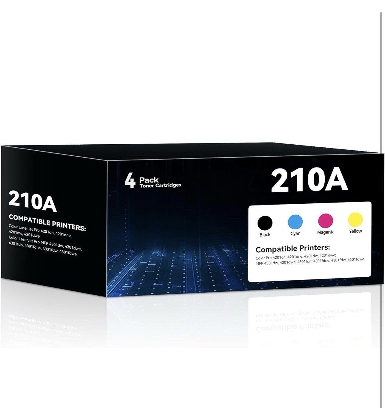 210A Toner Cartridges 4 Pack Compatible for hp