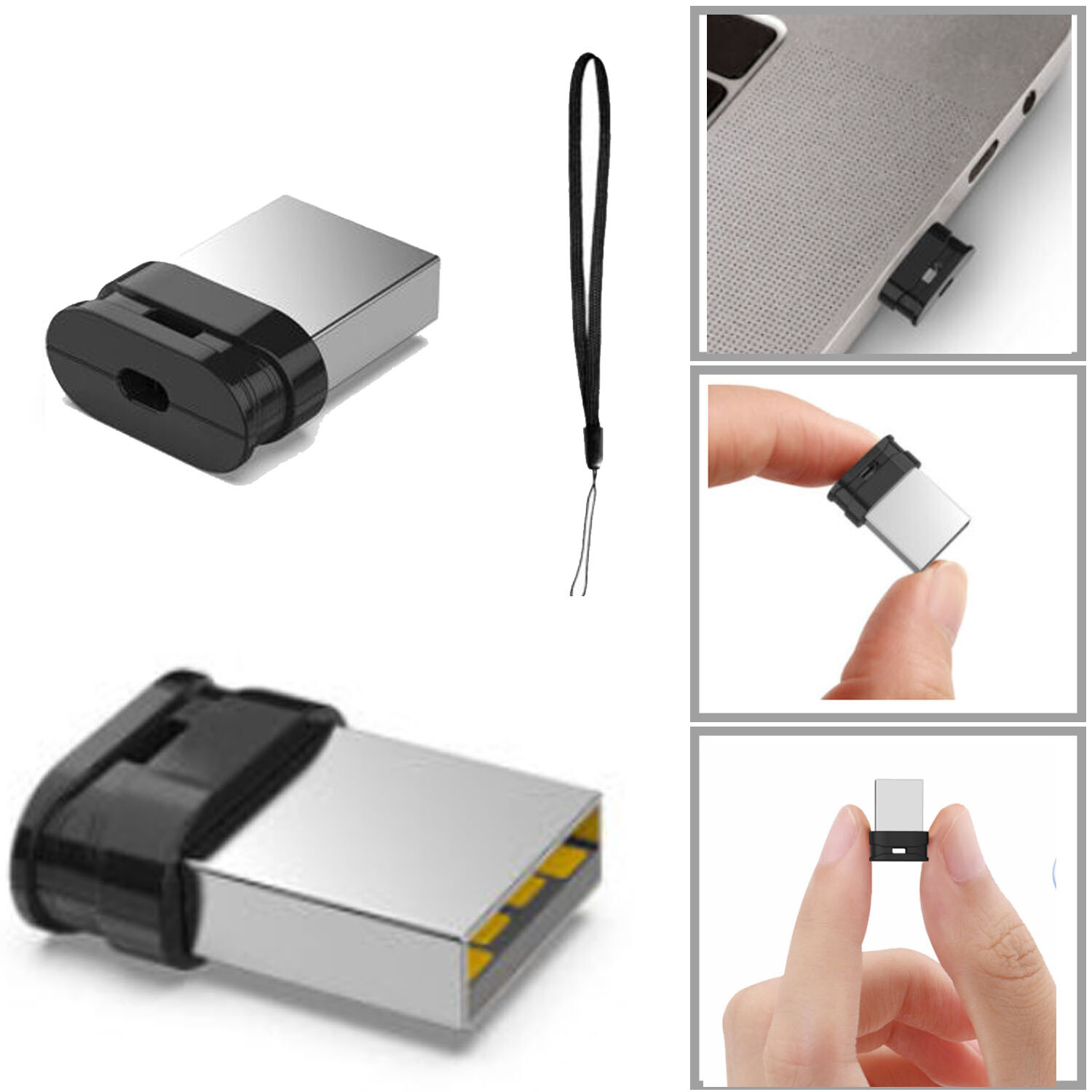 1x 5x Lightweight Mini USB 2.0 32GB 64GB USB Flash Pen Drive Memory Stick Lot