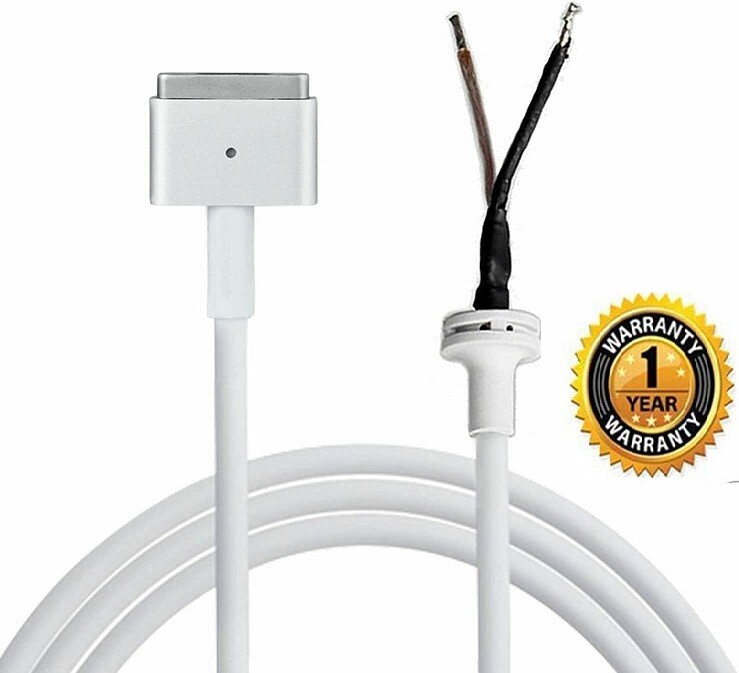 5 X Replacement DC Repair Cable Cord "T Tip" For 45W 60W 85W MacBook Charger