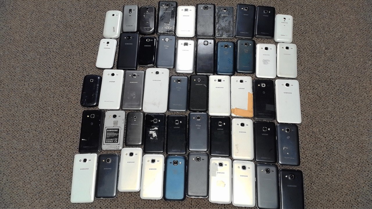 Lot of 50 Untested Older Samsung Smartphones for Parts