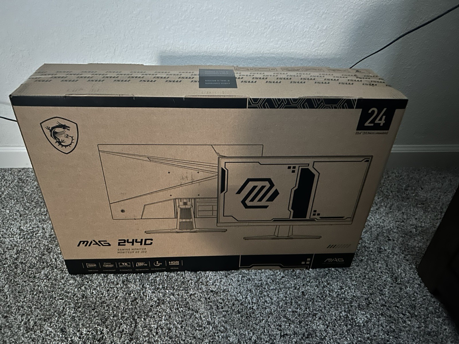 MSI MAG 272F 27” Rapid IPS FHD Gaming Monitor 200Hz HDR HDMI DP unopened sealed