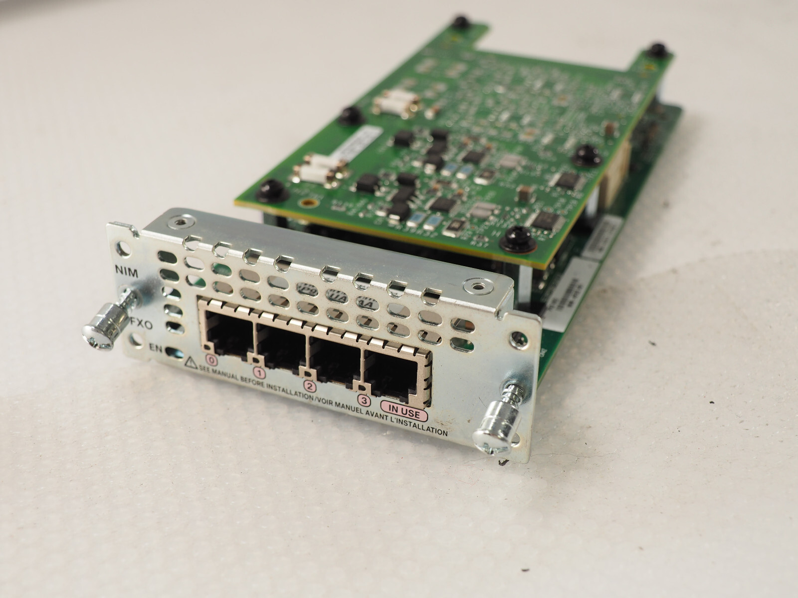 Cisco NIM-4FXO V01 Network Interface Module FXO for ISR 4000 Series Routers