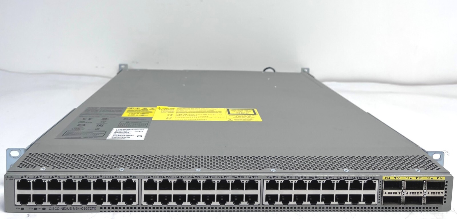 Cisco N9K-C9372TX-E Nexus 48x 10Gbit RJ45 6x 40Gbit QSFP+ Switch