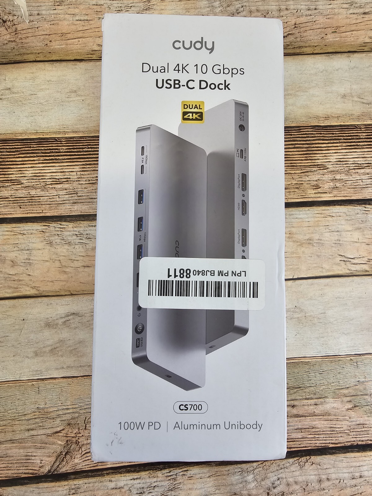 Cudy USB 3.2 Gen 2 Dual 4K 60Hz Display Docking Station, Up to 2 Monitor Display