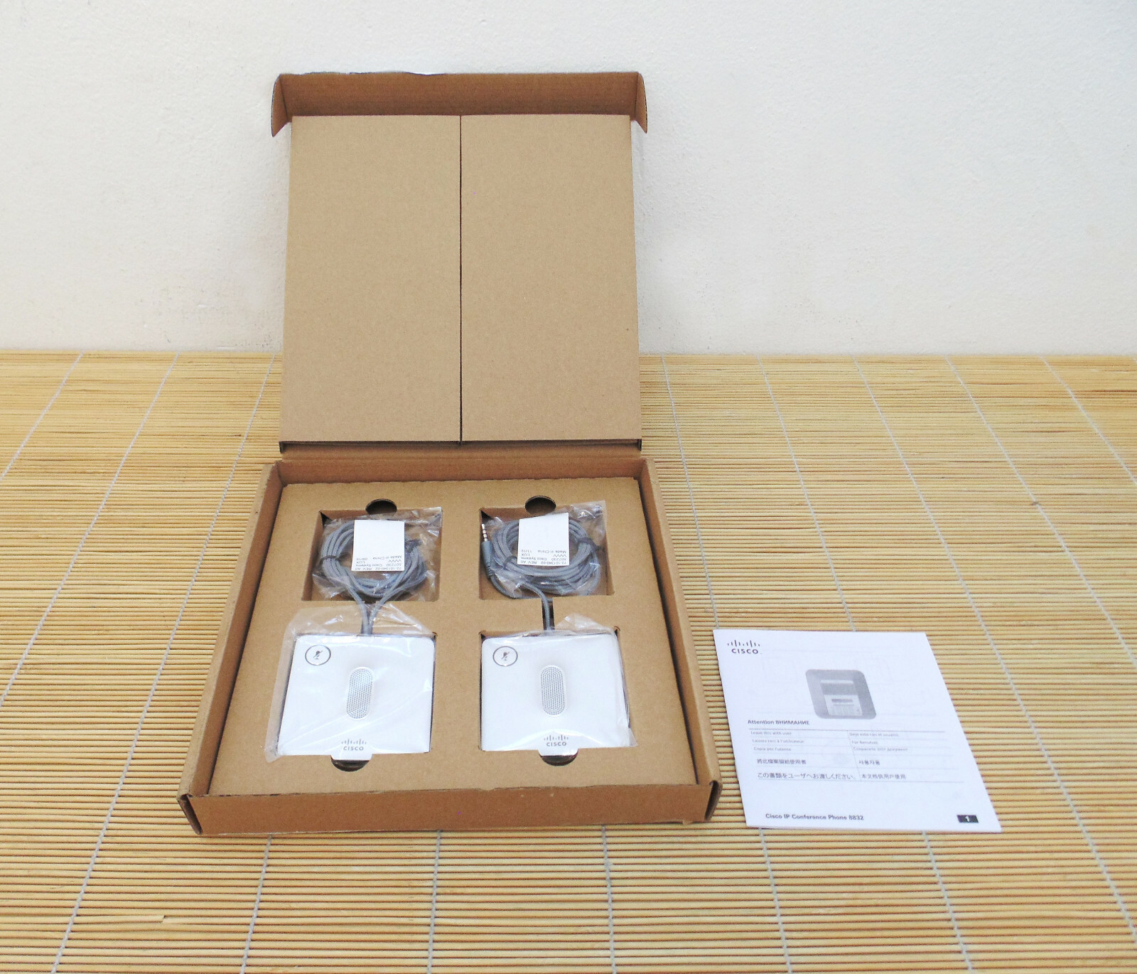 NEW Cisco CP-8832-MIC-WIRED IP Conference Phone 8832 Wired Mic NEW OPEN BOX