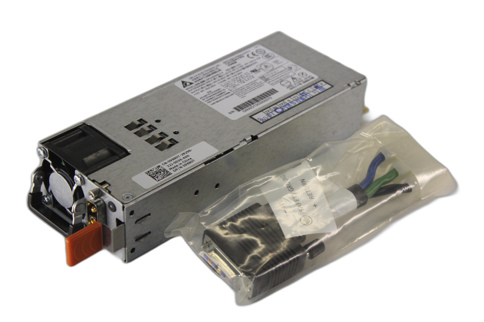 9X80T DPS-800AB-5 800W DC PSU FOR Dell S-ON SERIES Power Switches  w/adapter NEW