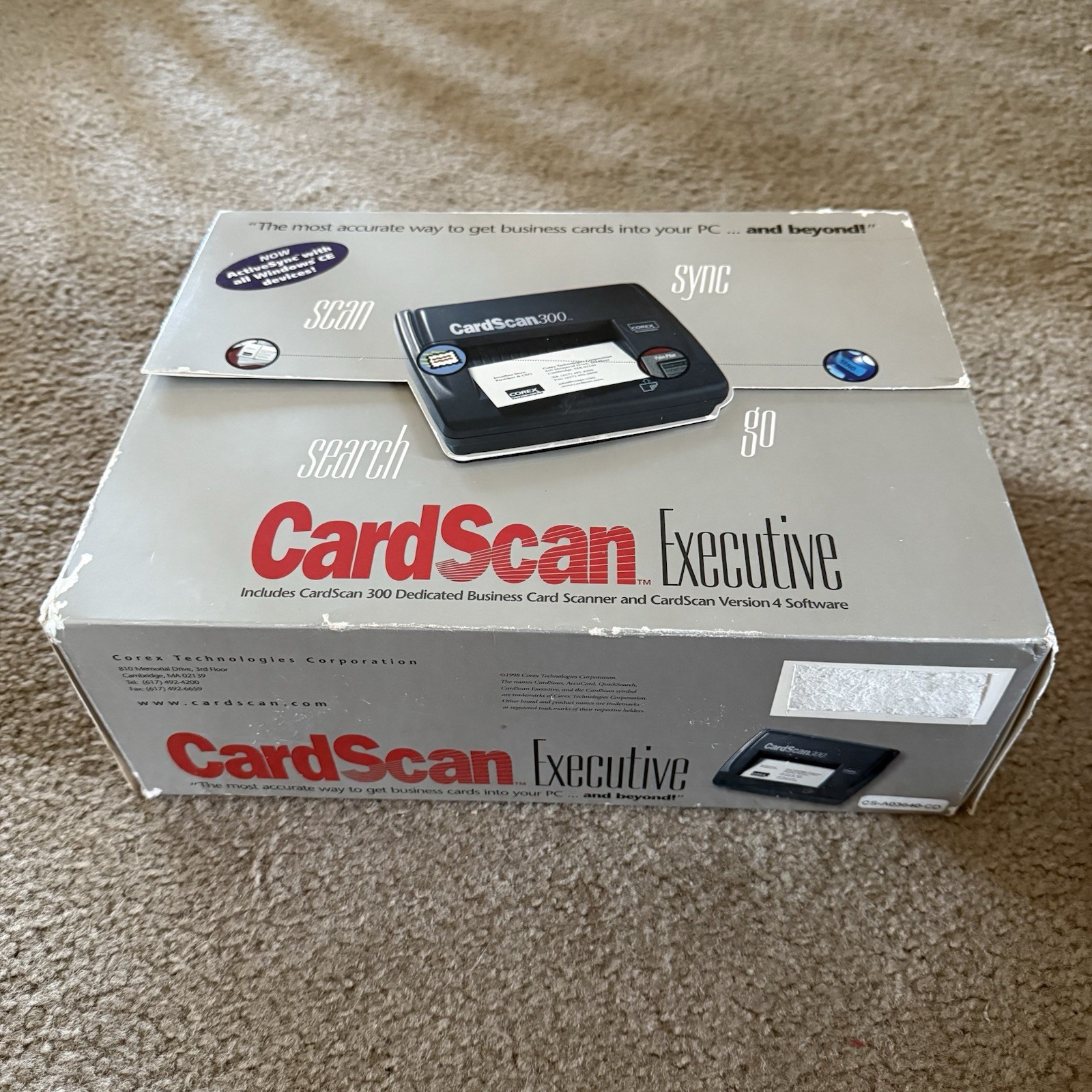CardScan Executive Version 300 Business Card Scanner