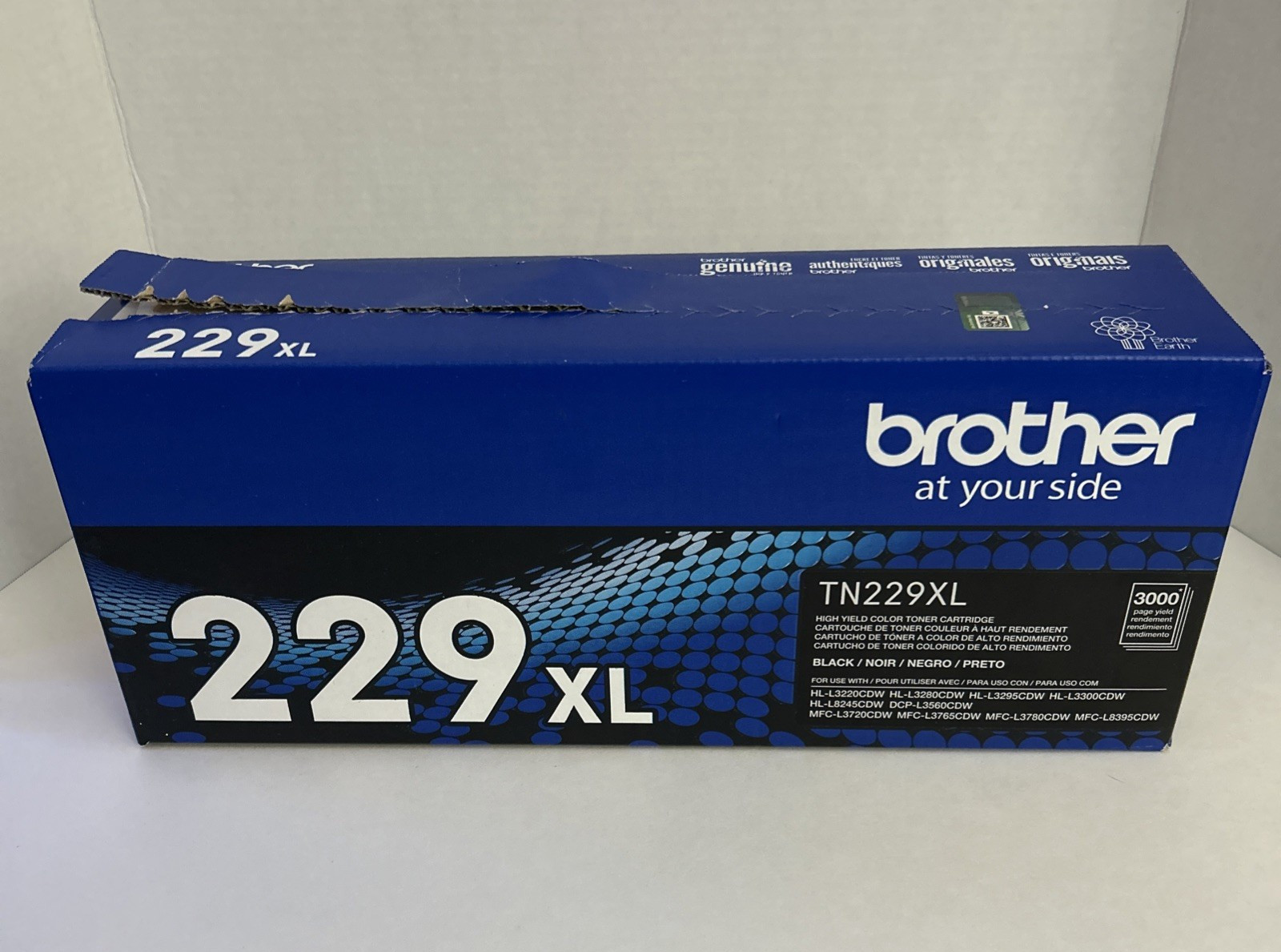 New Genuine Brother TN229XL High Yield Toner Cartridge Black 229 XL “OB” OEM
