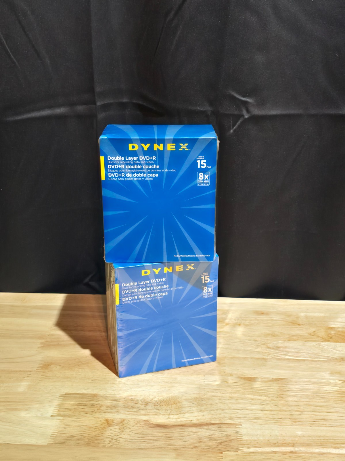 Dynex Double Layer DVD+R – Lot of 2 (30 Discs) – 8.5GB / 240min / 8X – Brand New