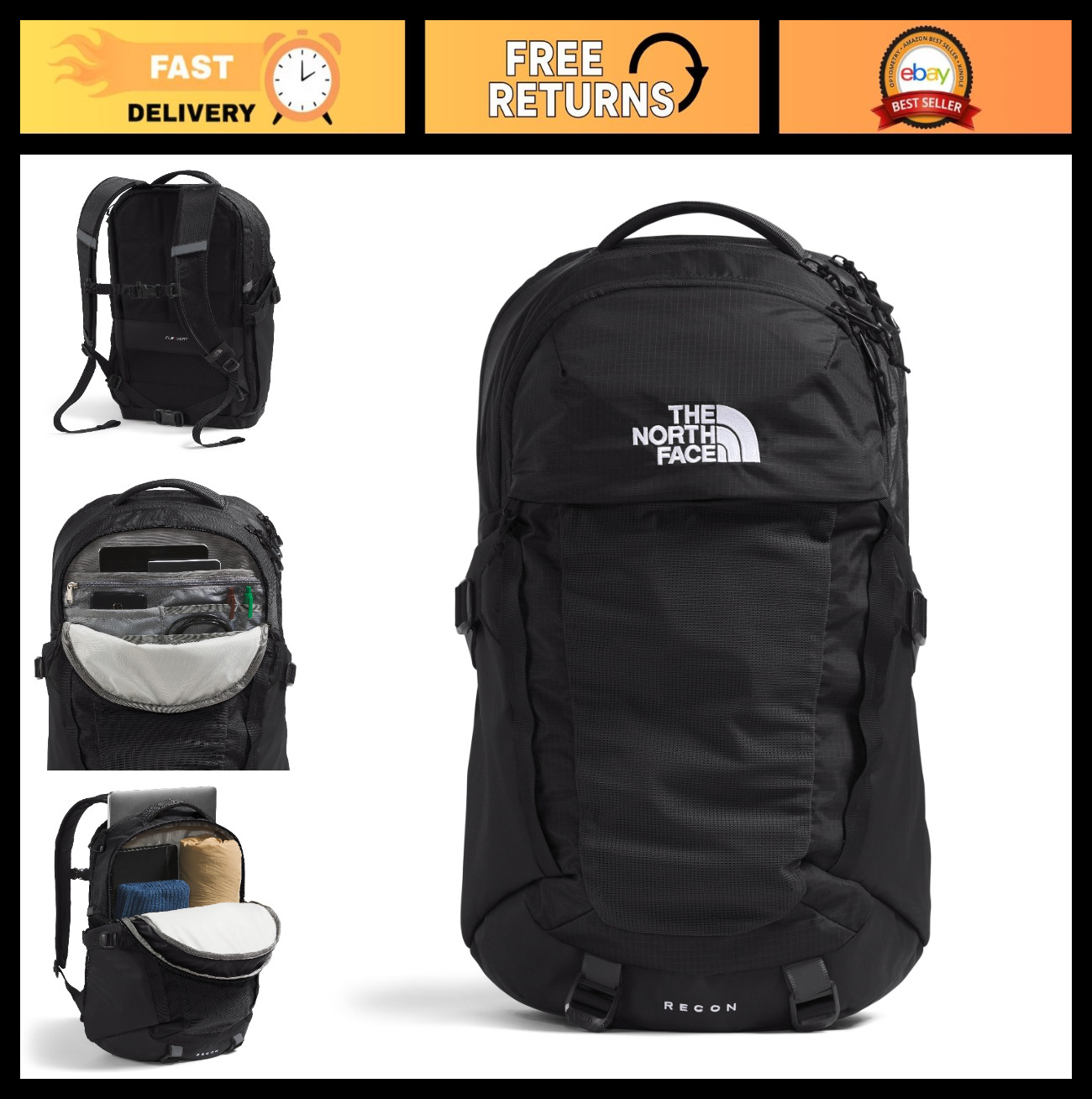 Everyday Laptop Backpack for School, Travel, Work - Durable, Stylish, One Size