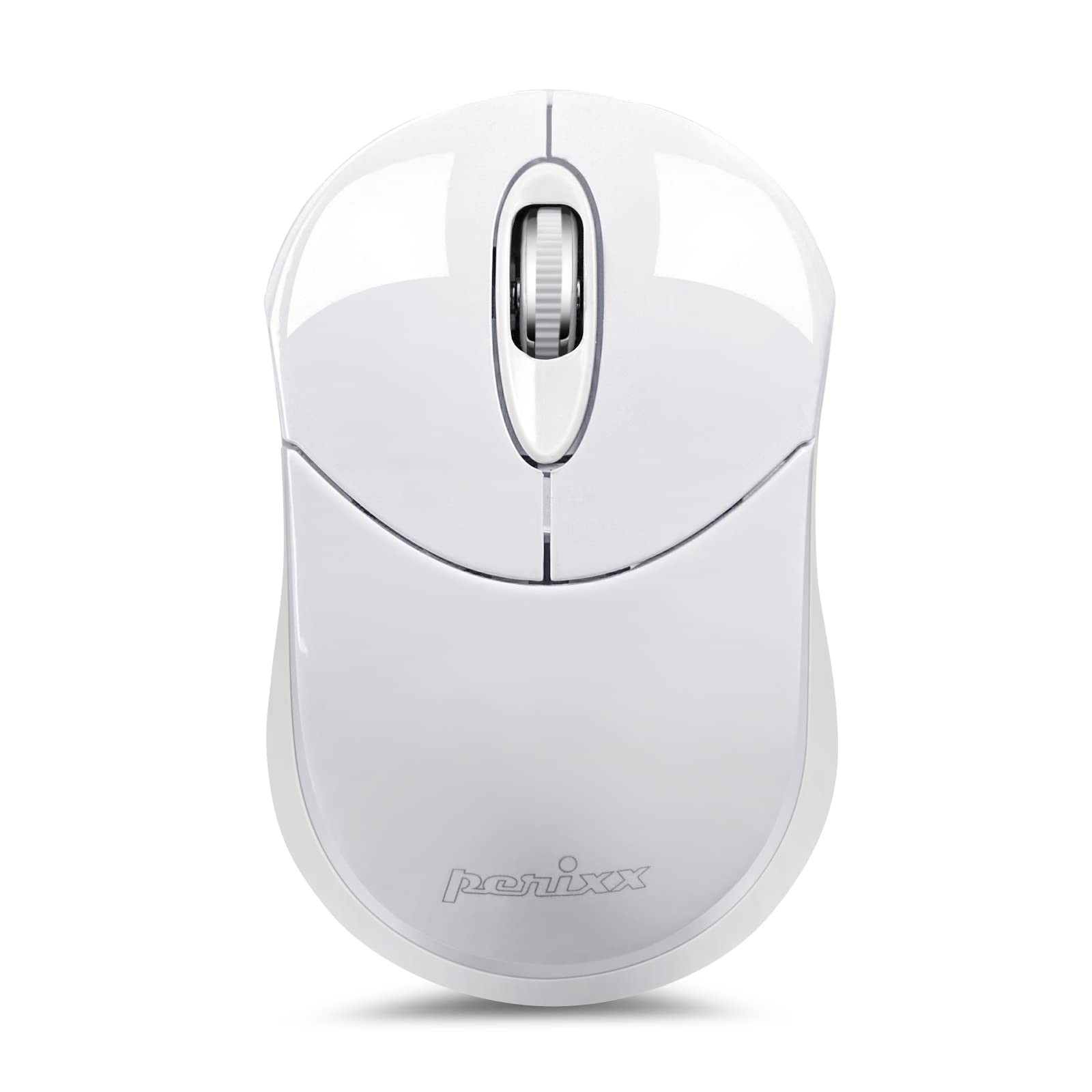 Perixx PERIMICE802W Wireless Bluetooth Mouse Portable Design White