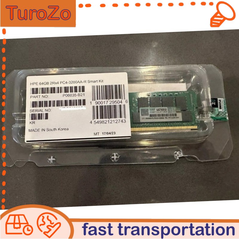 P07650-B21 NEW P11446-1A1 HPE 2RX4 64GB DDR4 PC4-3200AA RDIMM ECC Server