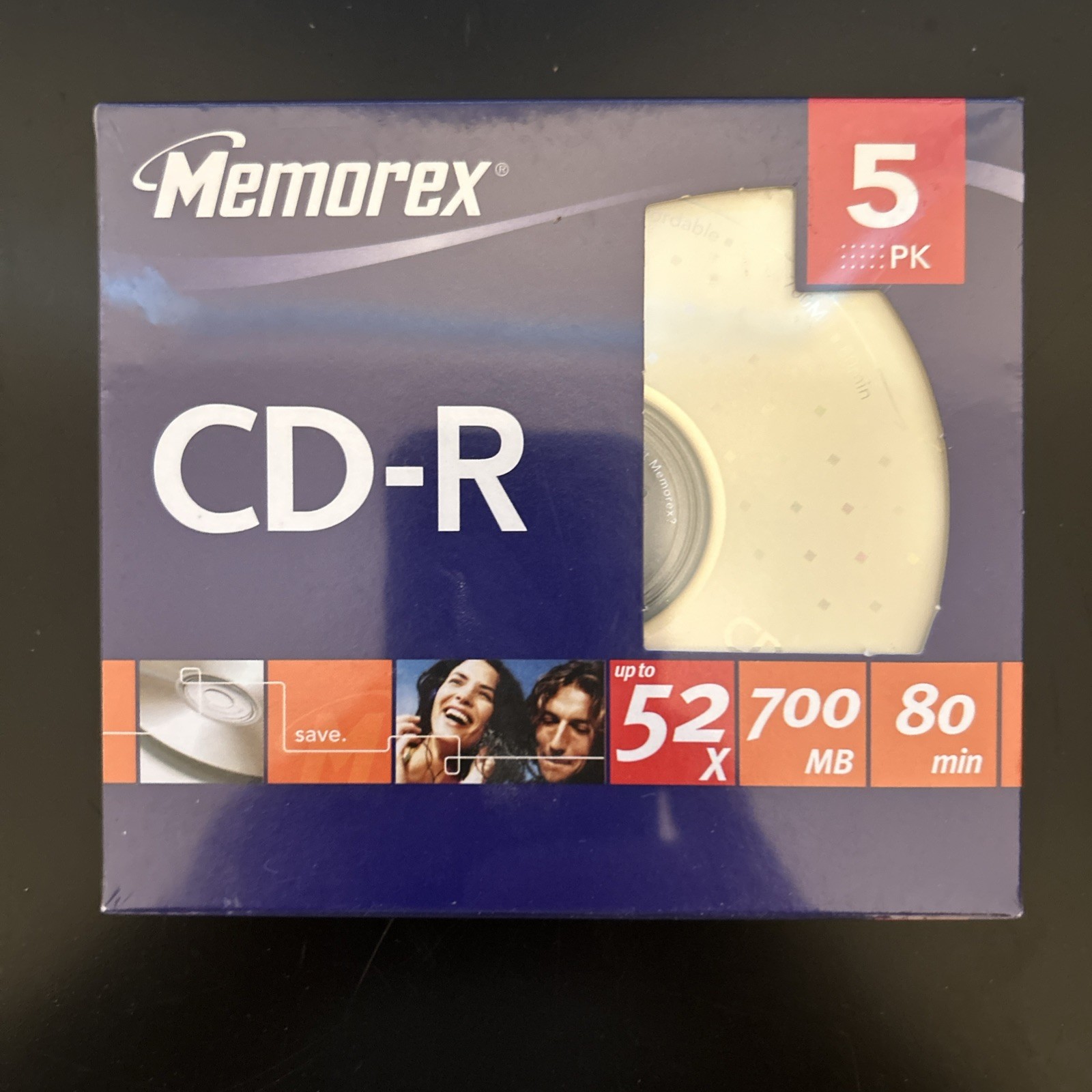 Memorex CD-R Recordable 52X 700MB/80Min 5PK.